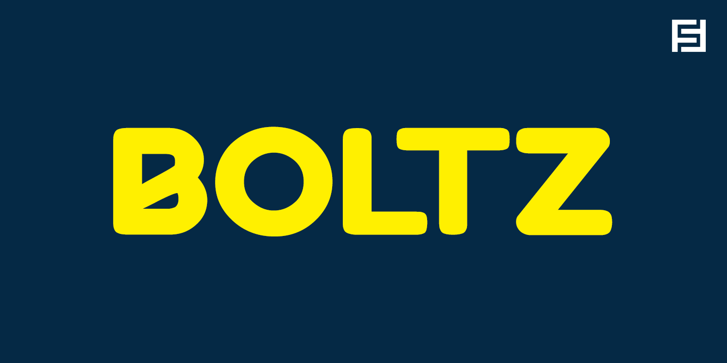 Шрифт Boltz